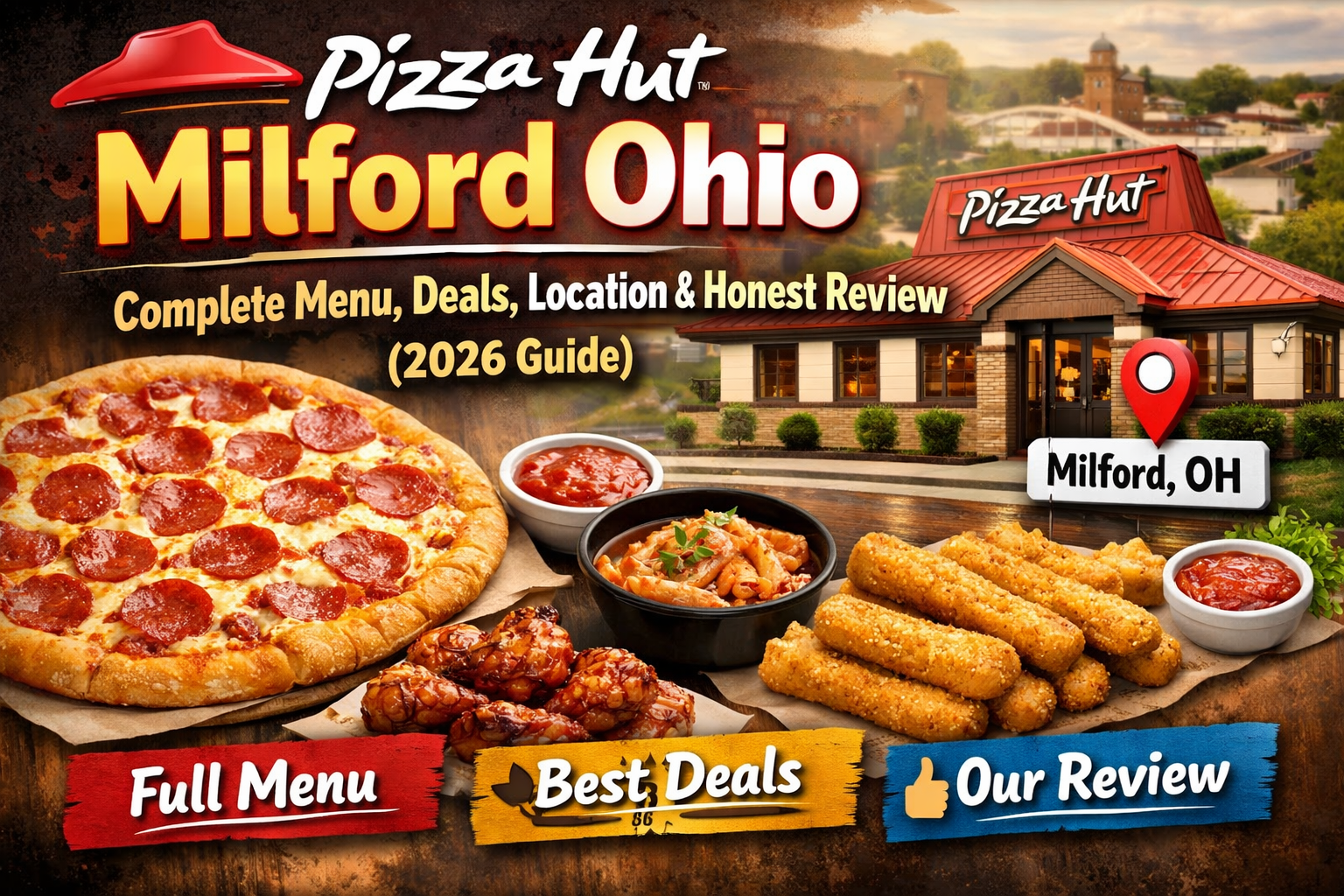 Pizza Hut Milford Ohio – Complete Menu, Deals, Location & Honest Review (2026 Guide)